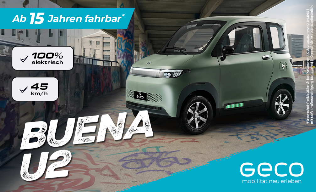 Elektroauto ab 15 Jahre 45 km/h