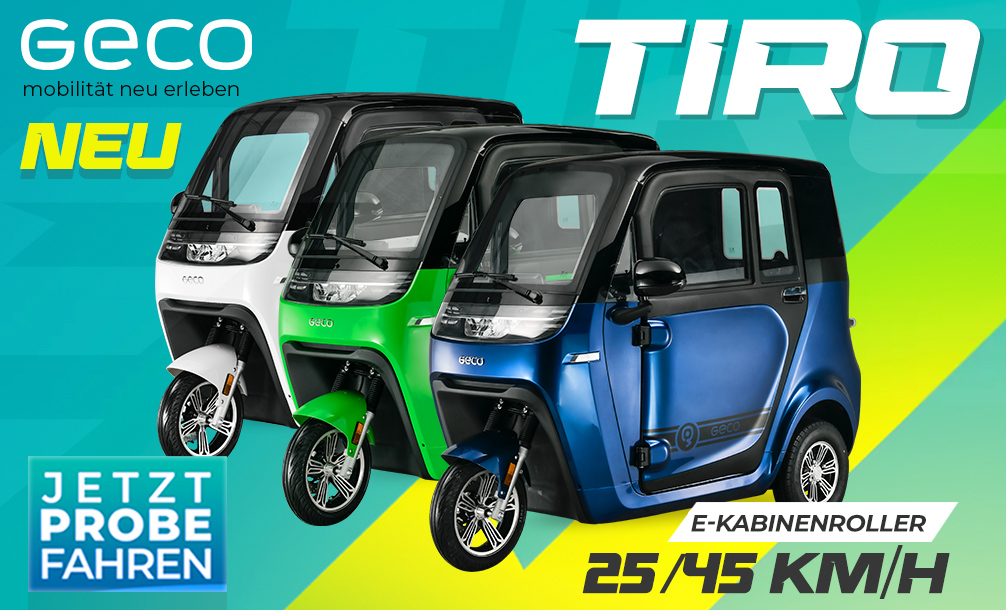 E-Kabinenroller Elektroauto Geco E-Automobile - Geco Automobile