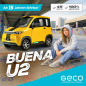 Preview: Geco Elektroauto Buena U2 4kW 72V City-Elektroauto Klimaanlage
