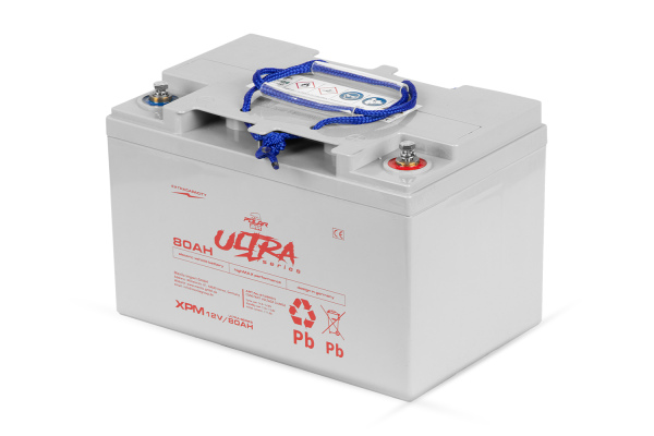 12V | 80Ah Polar Bär Ultra AGM Blei Gel Batterie | Akku für Elektro mobile Fahrzeuge