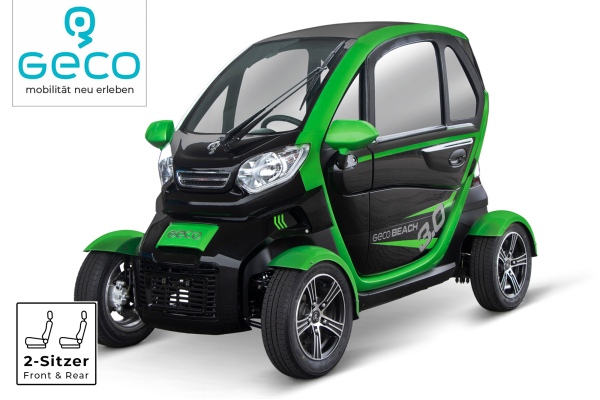 E-Kabinenroller Elektroauto Geco E-Automobile - E-Auto 25 km/h oder 45 ...