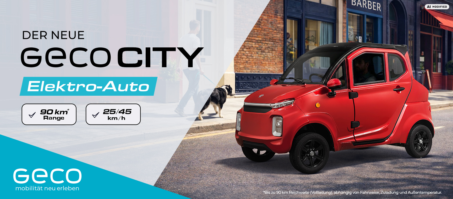 Geco City Elektroauto 72V 3000W