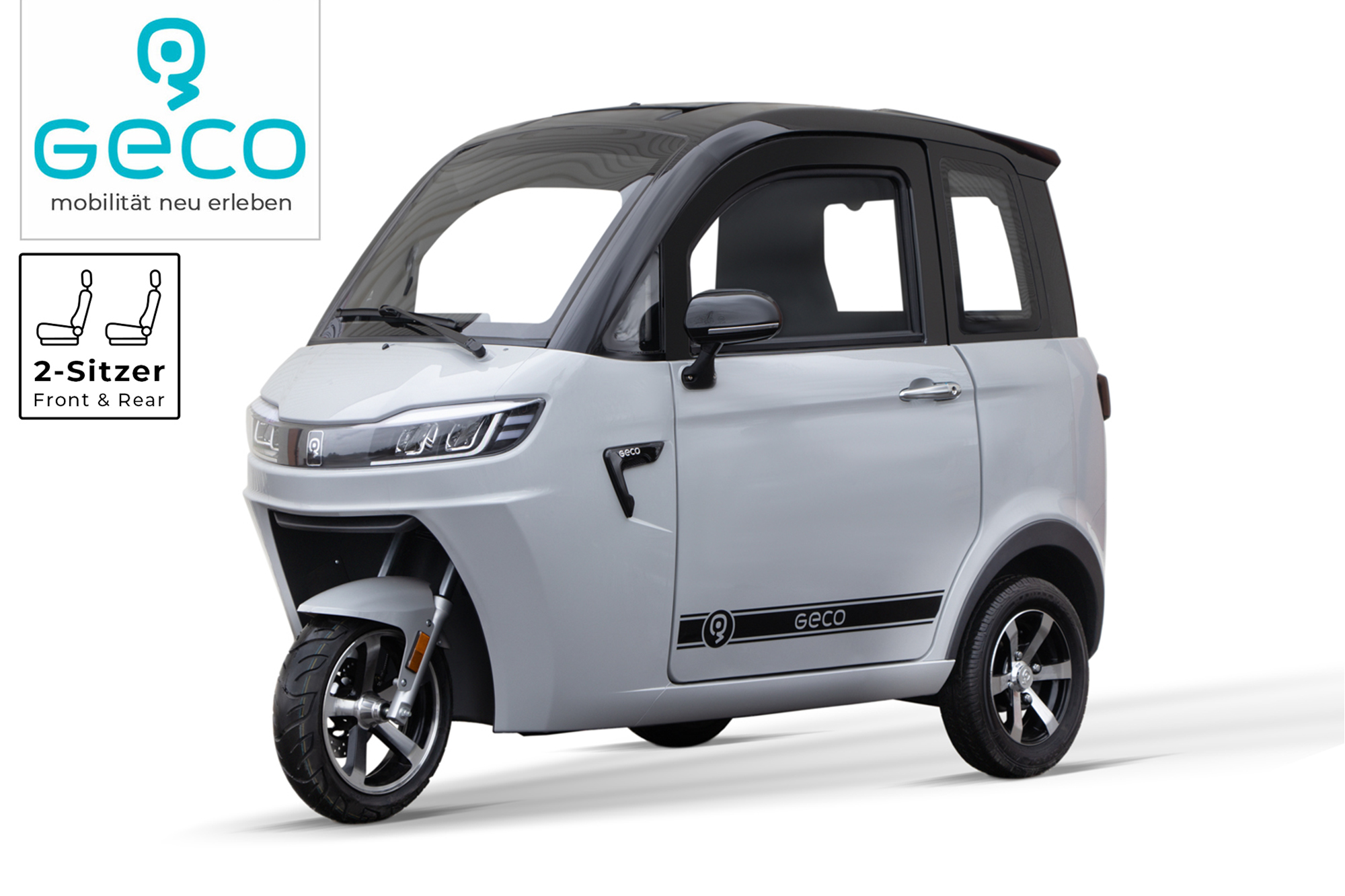 E-Kabinenroller Elektroauto Geco E-Automobile - GECO Sera2 V3 72V 3000W