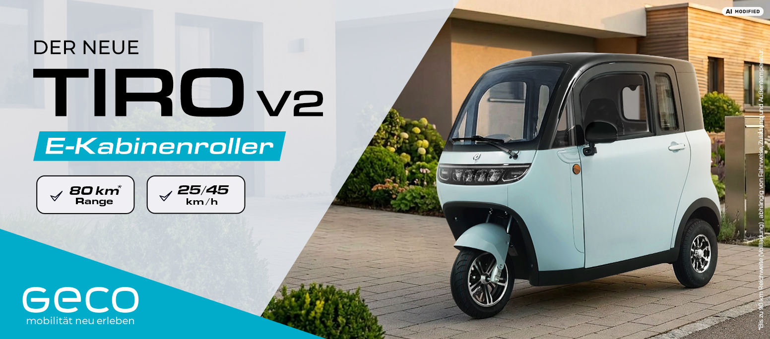 Geco Tiro V2 Elektro Kabinenroller