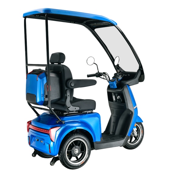 Geco Senio U1 Elektro Seniorenmobil mit Magnetbremse + Überdachung 6-25km/h