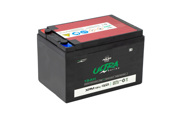 Polar Bär Batterie Ultra Serie XPM 12V|15Ah AGM Passend für Elektro Fahrzeuge