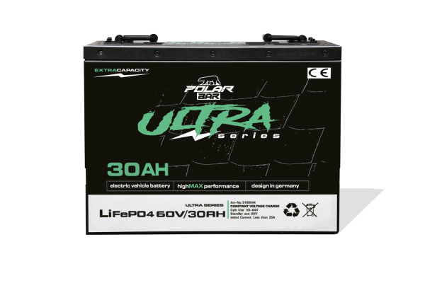 60V 30Ah Polar Bär Ultra LifePO4 Lithium Batterie | Akku für Elektro mobile Fahrzeuge