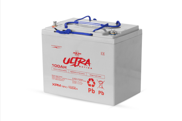 12V | 100Ah Polar Bär Ultra AGM Blei Gel Batterie | Akku für Elektro mobile Fahrzeuge