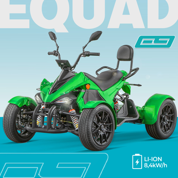 Geco E9 E-Quad 8kW Lithium 2 Pers. Zulassung EURO5+