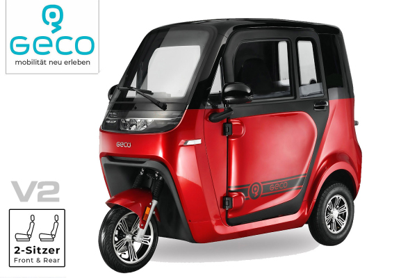 Geco Tiro V2 1500W 60V Elektromobil E-​Kabinenroller